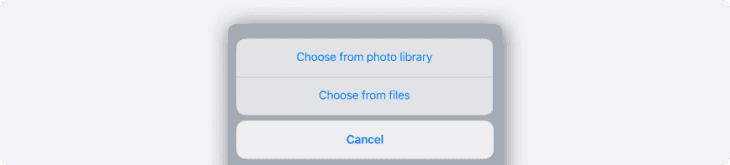 Choose an upload method
