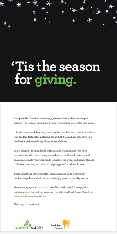 the season for giving