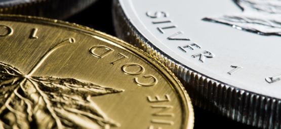 Gold and silver  coins