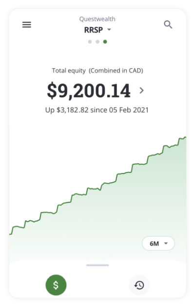 Qmobile questwealth portfolio preview GIF