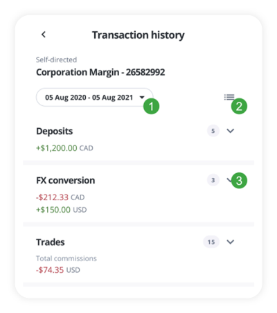Qmobile transaction history detailed