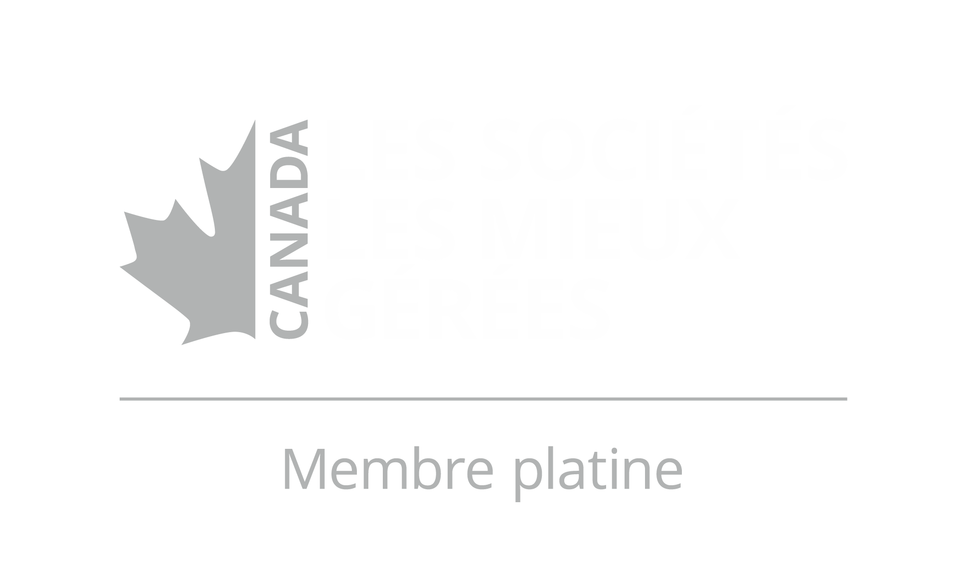 Logo « Gestion exemplaire » - blanc