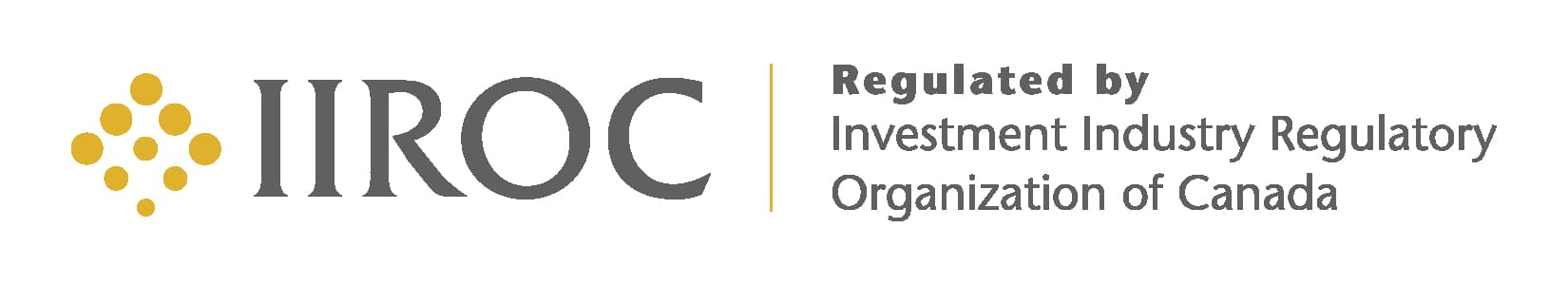 IIROC logo Regulated by Investment Industry Regulatory Organization of Canada