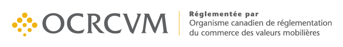 Logo de l’OCRCVM sur fond foncé