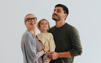 Couple with small child