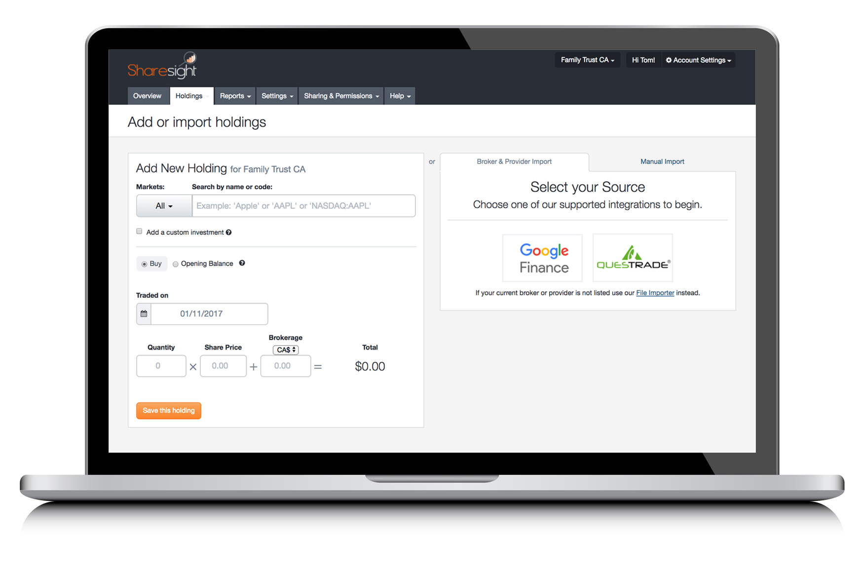 Sharesight App Hub Questrade sharesight-app-hub-questrade